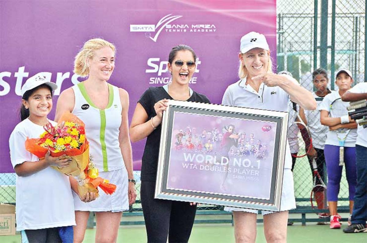 Navratilova, Sania take centrestage