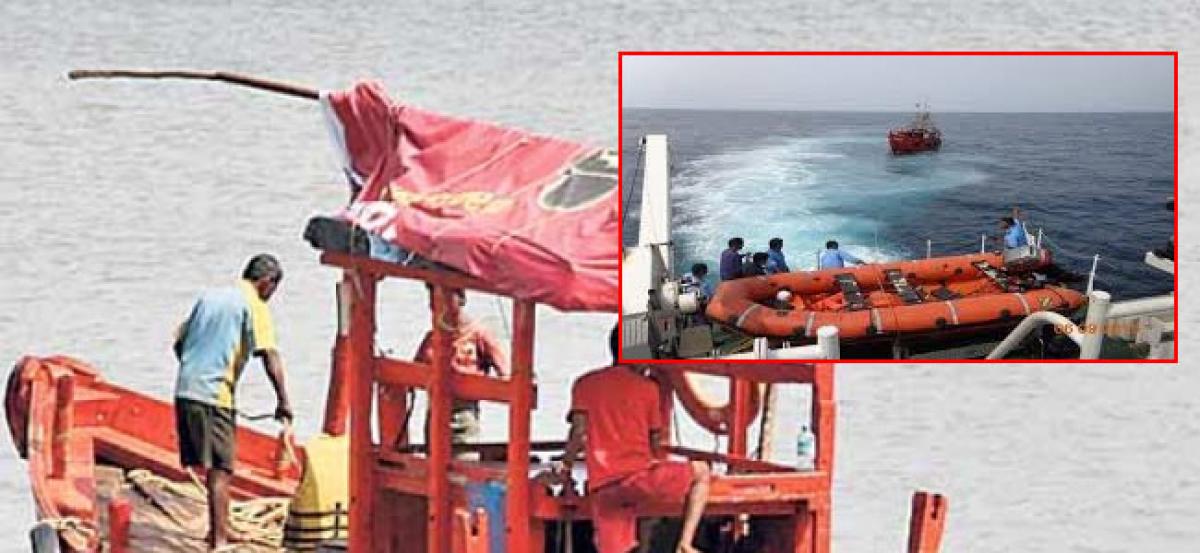 Karnataka: Coast Guard rescues seven fishermen from sinking boat