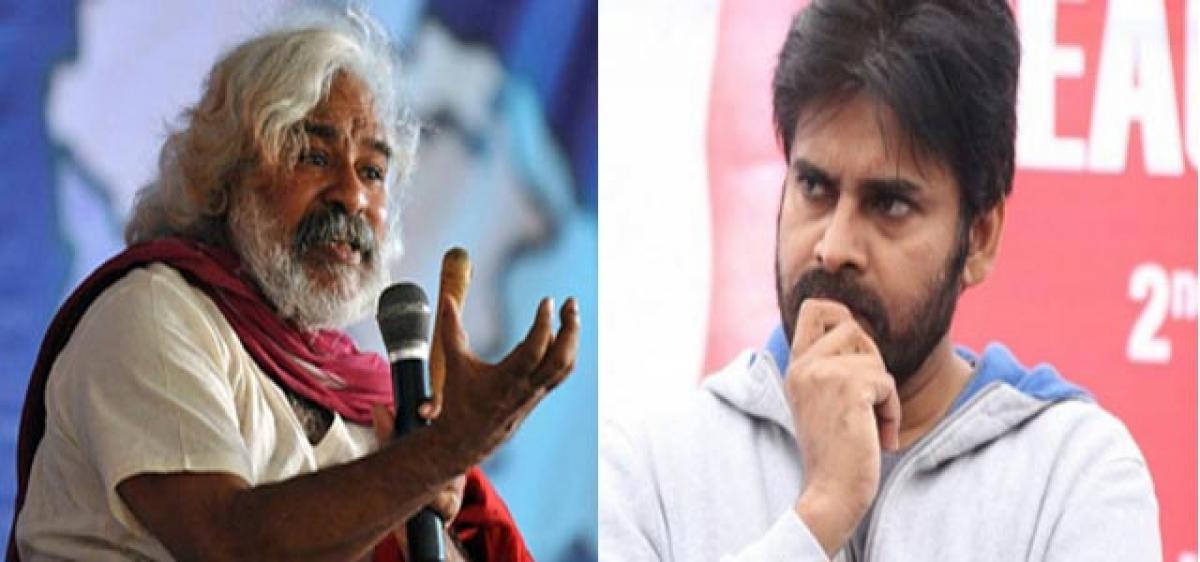 Gaddar to launch political party, tag on to Pawan