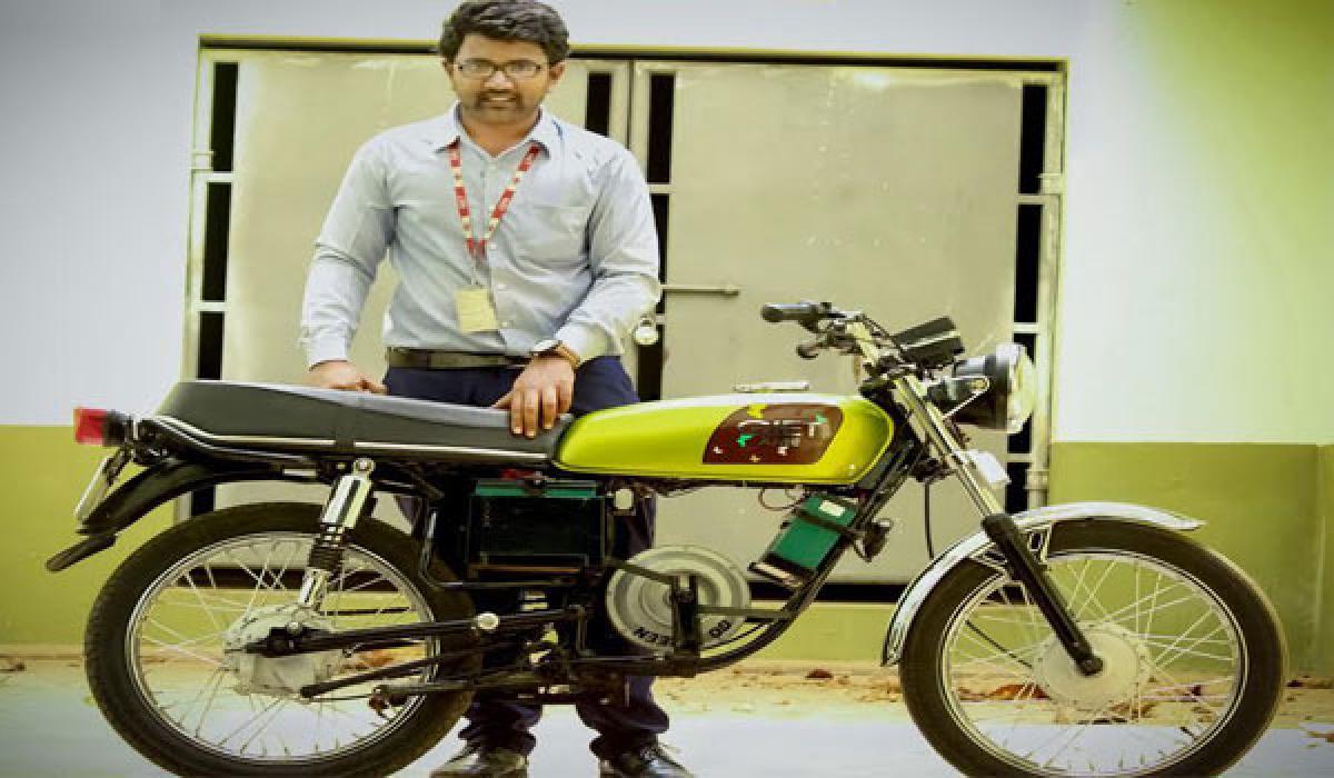 Students  customise electric bikes