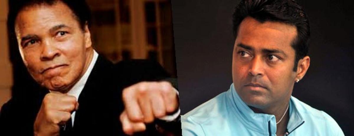 Leander Paes touching tribute to Muhammad Ali