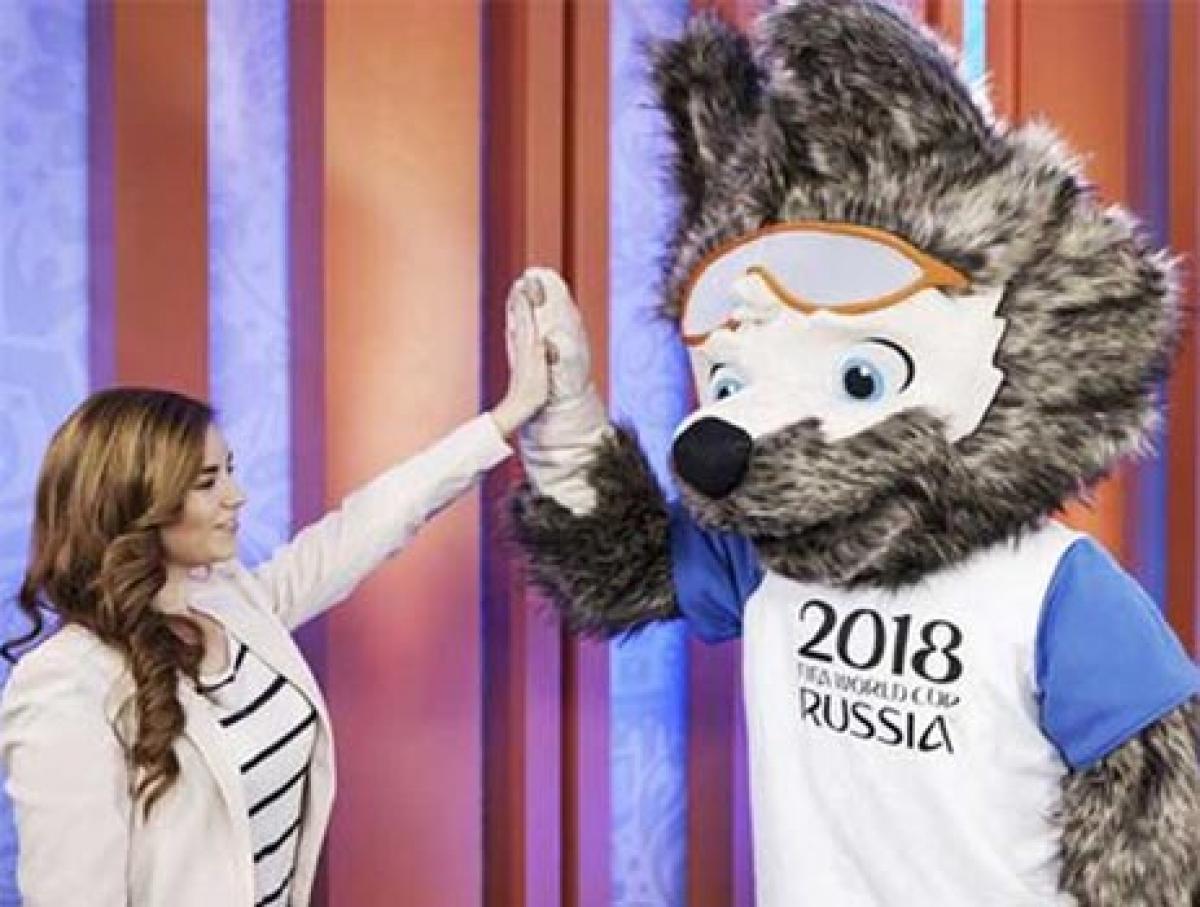 Goggled wolf is mascot for 2018 FIFA World Cup