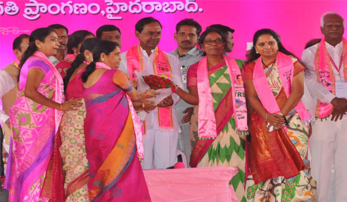 KCR at the party helm again