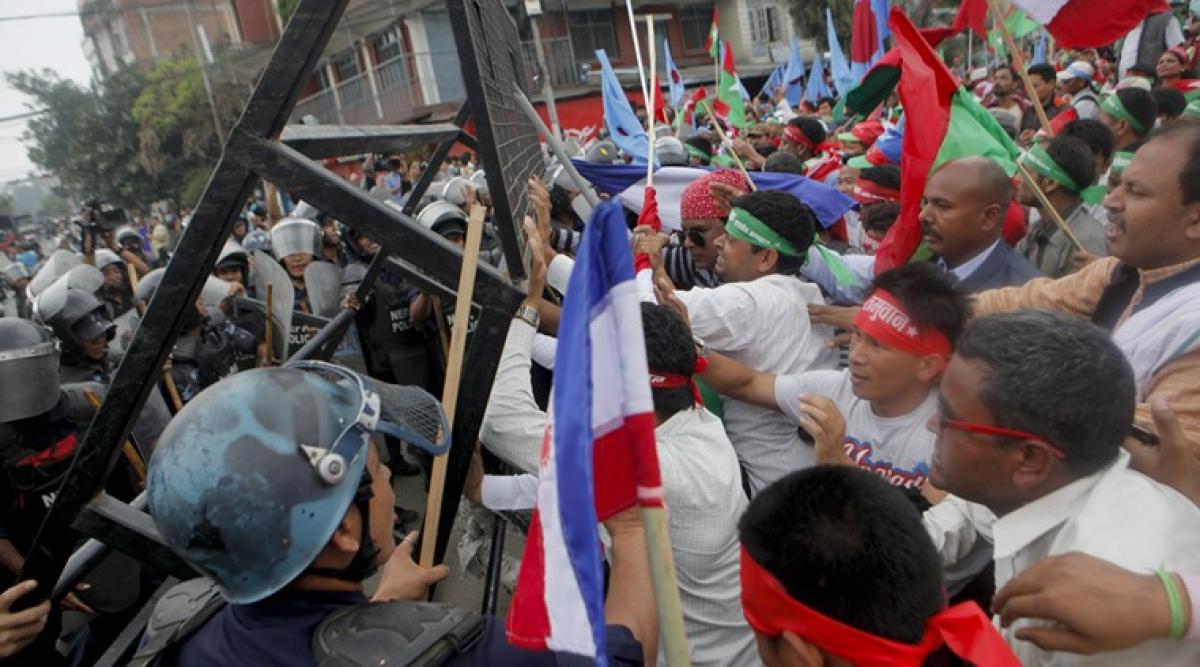 Madhesis start fresh protests in Nepal against Constitution