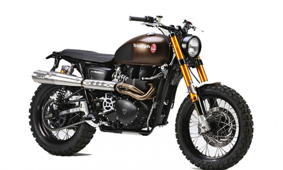 Triumph Motorcycles to auction Scrambler from Jurassic World