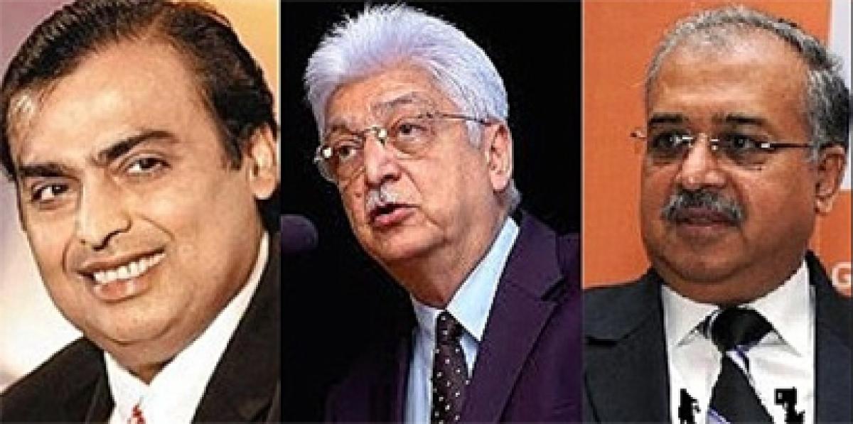 Mukesh Ambani, Azim Premji, Dilip Shanghvi among worlds 50 wealthiest