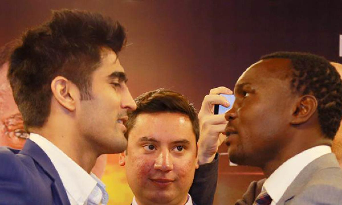 Vijender Singh takes on Francis Cheka to defend WBO Asia Pacific super middleweight title defence