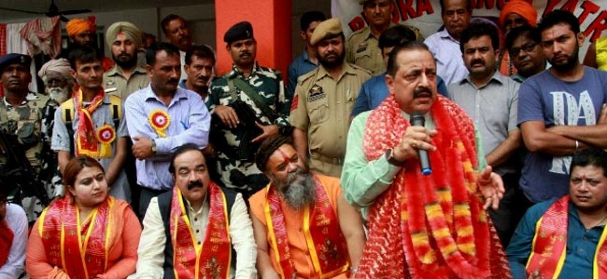 No viable roadmap on Kashmir without Kashmiri Pandits: Union Minister Jitendra Singh