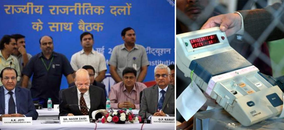 Election Commission to hold EVM challenge with machines used in recent assembly polls