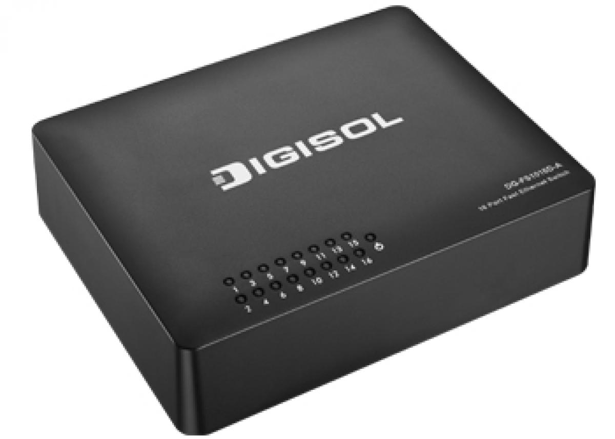 DIGISOL launches 16 Port Fast Ethernet Unmanaged Switch