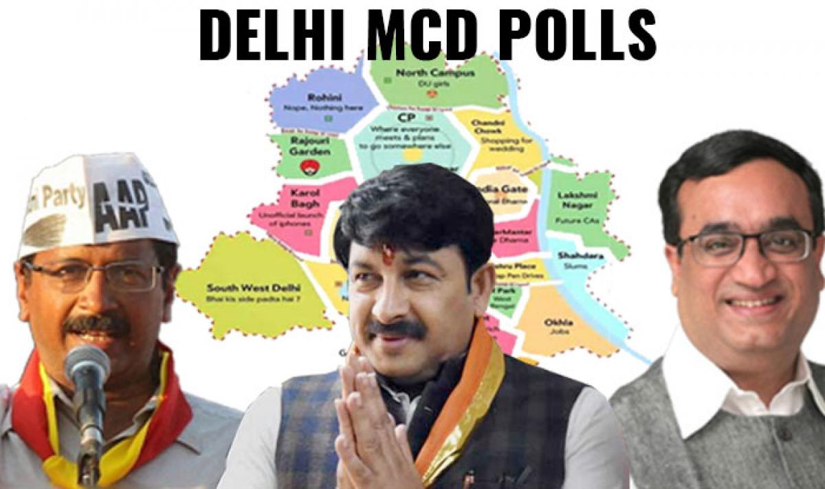 Counting of votes begins for Delhi municipal polls