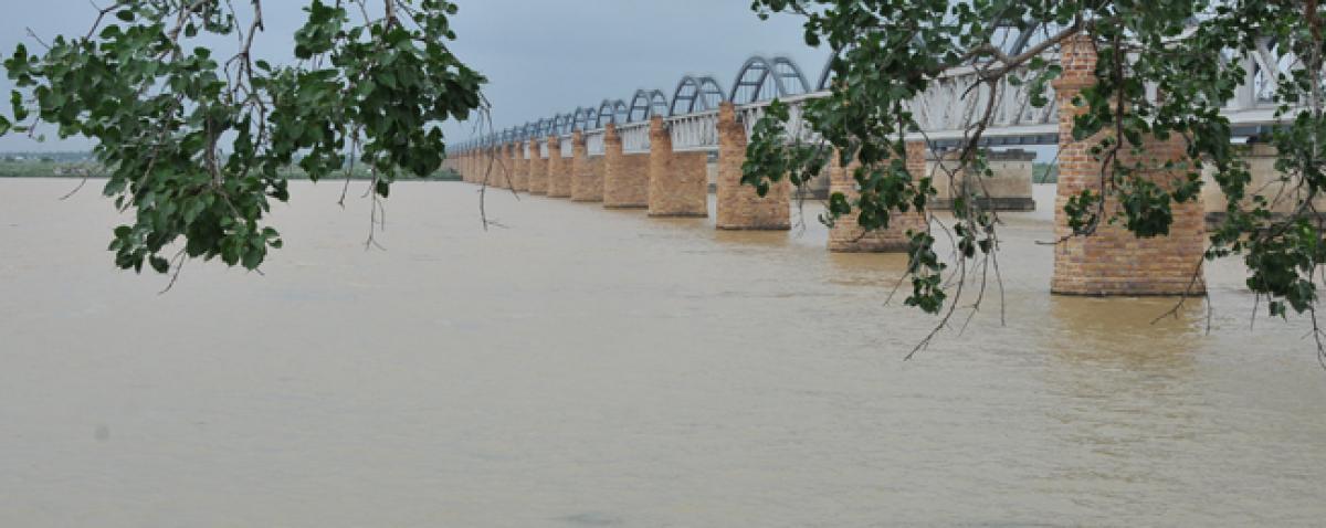 Godavari water level on the rise