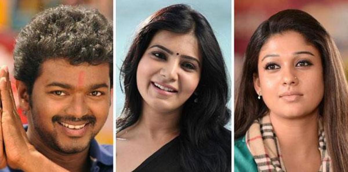 Southern actors Vijay, Samanthas houses searched