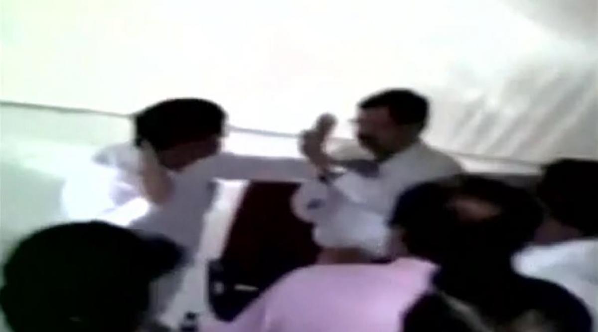 NCP MLA denies slapping Deputy Collector after video goes viral