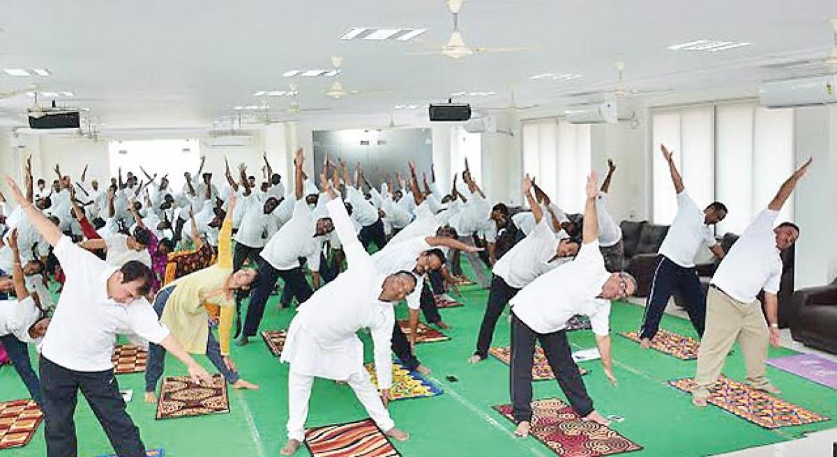 ONGC observes Yoga Day