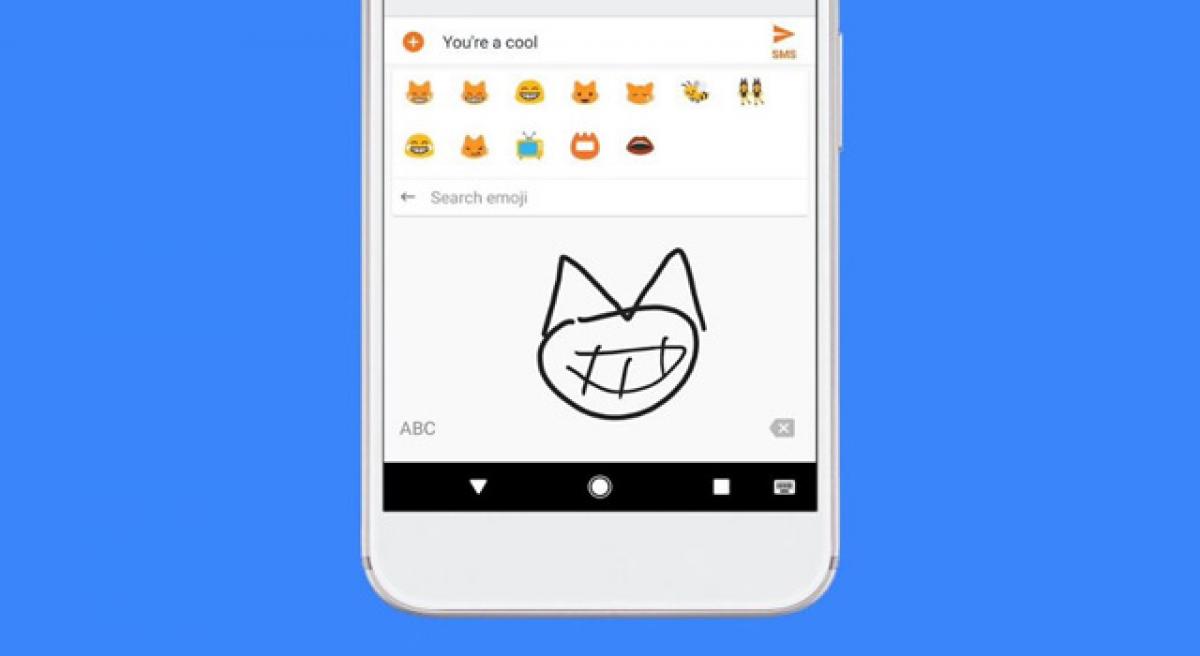 Googles keyboard now recognises hand-drawn emoji