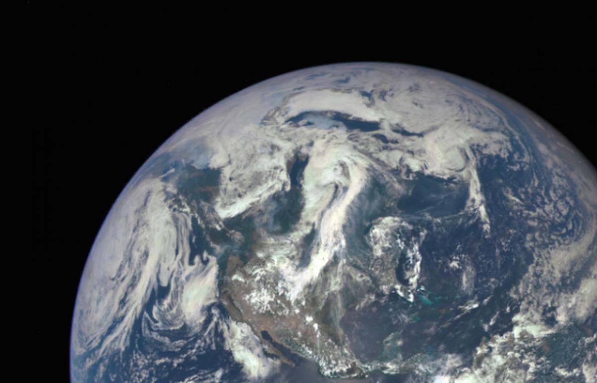 Nasa clicks epic sun-lit image of Earth