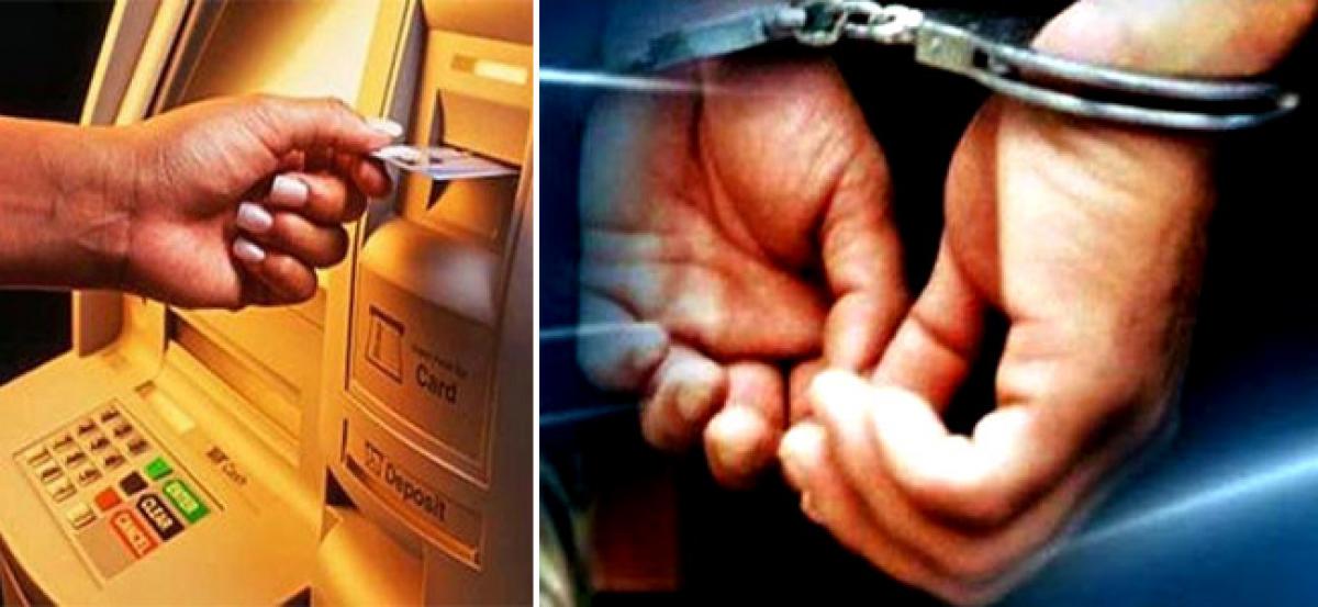 Seven held for stealing Rs 29.7 lakh from ATM