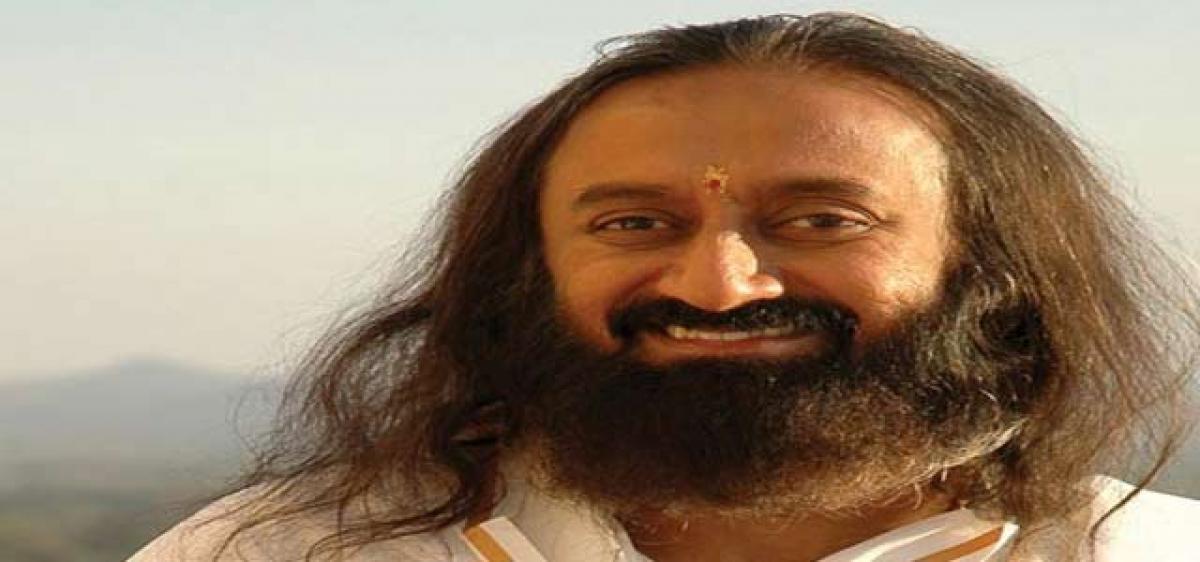 Sri Sri Ravi Shanker coming to Hyderabad today