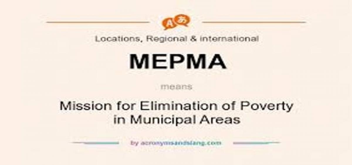 MEPMA strives to help SHGs in urban areas