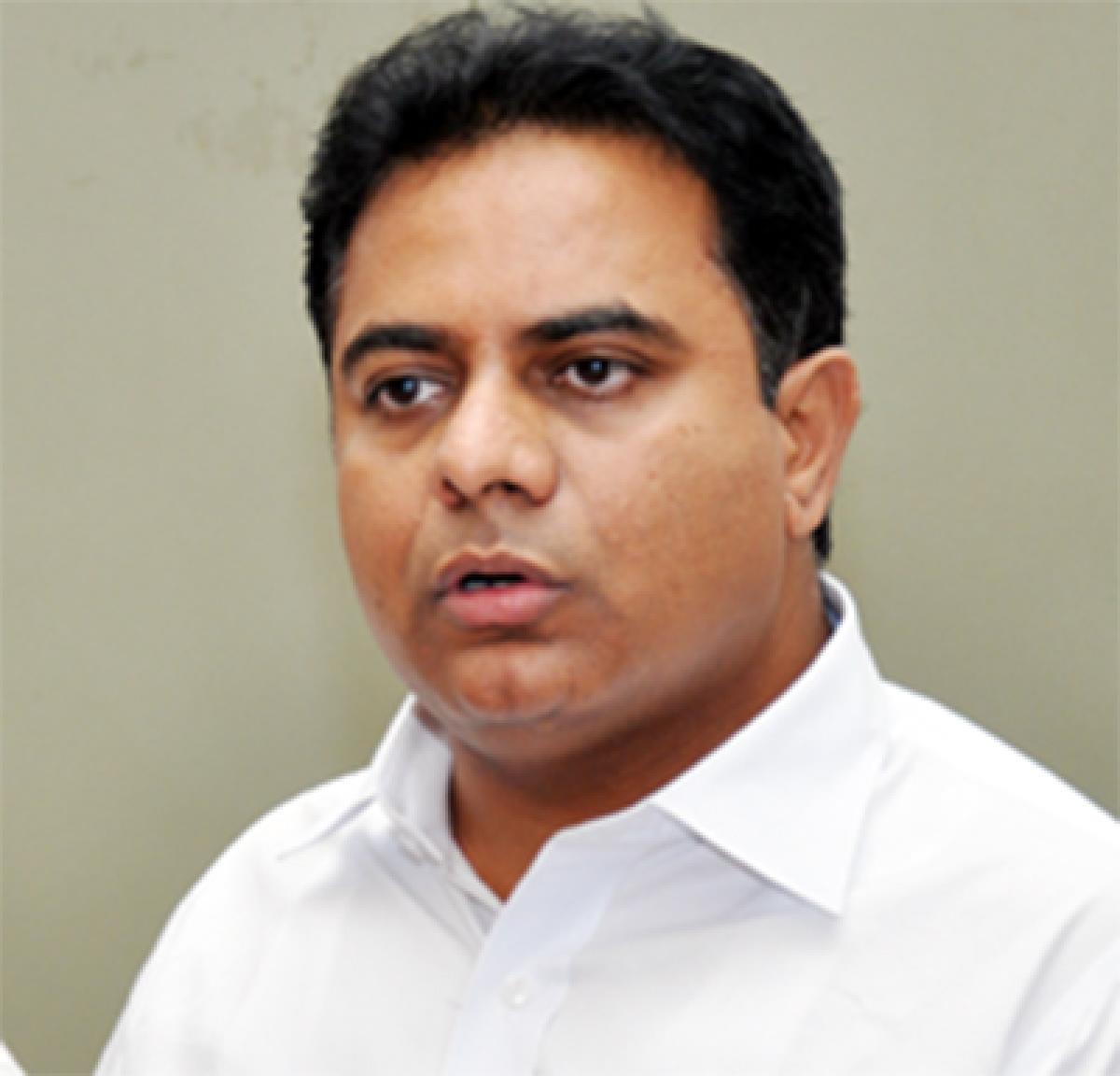 KTR urges Centre to release funds