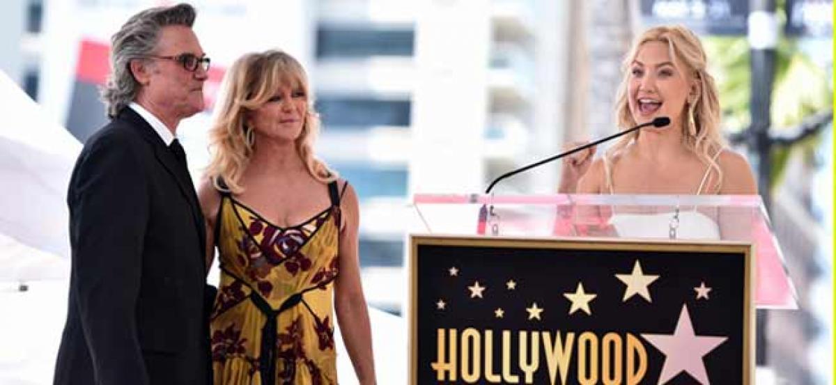 Goldie Hawn, Kurt Russell receive stars on Hollywood Walk of Fame