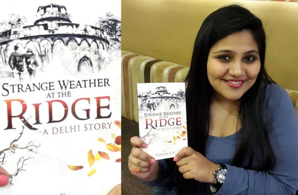 Notion Press presents author Vijetha SN with the exciting debut novel Strange Weather at the Ridge