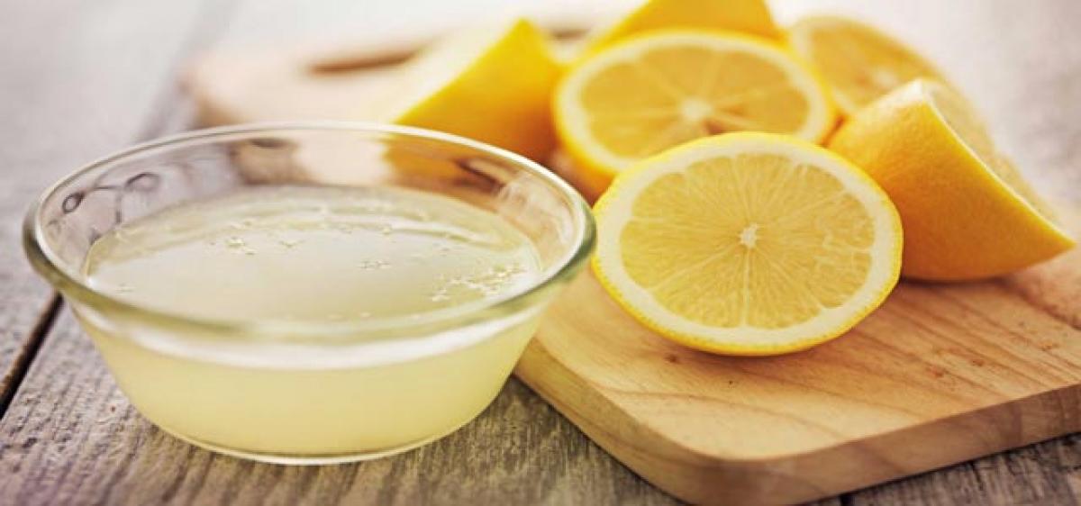 Say bye to after-effects with lemon, sesame oil