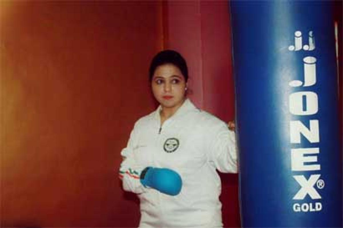 Hyderabads golden girl to represent India at USA Open Karate Championship