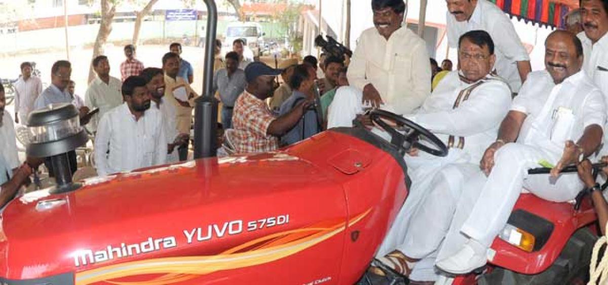 Telangana Government promoting farm mechanisation in a big way