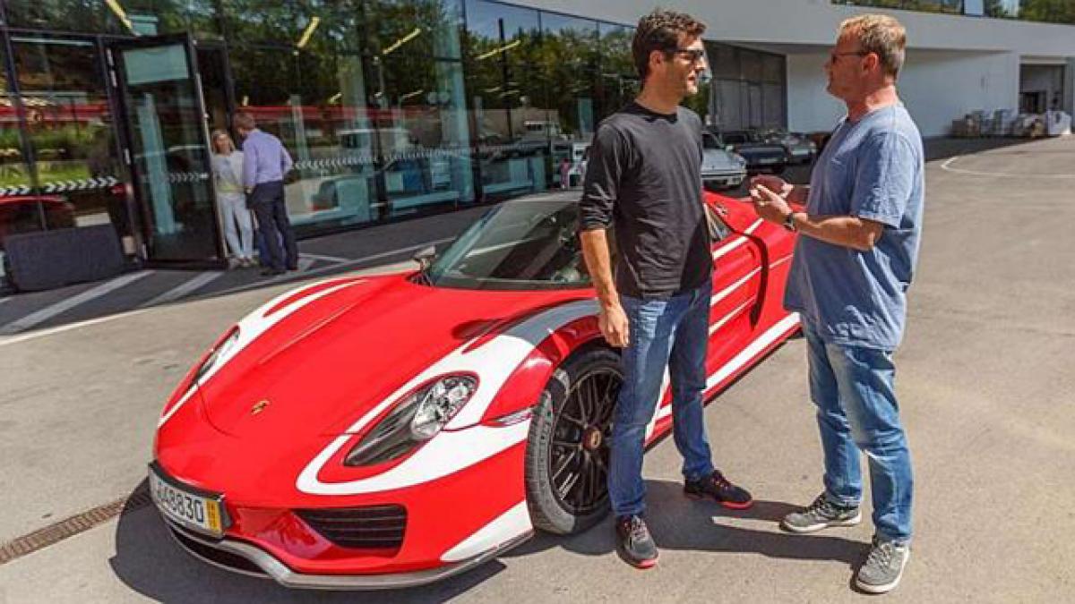 Mark Webber gifts himself a Porsche 918 Spyder for birthday