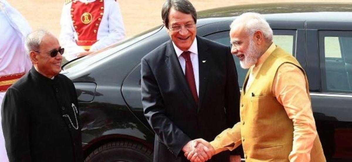 India, Cyprus sign 4 agreements