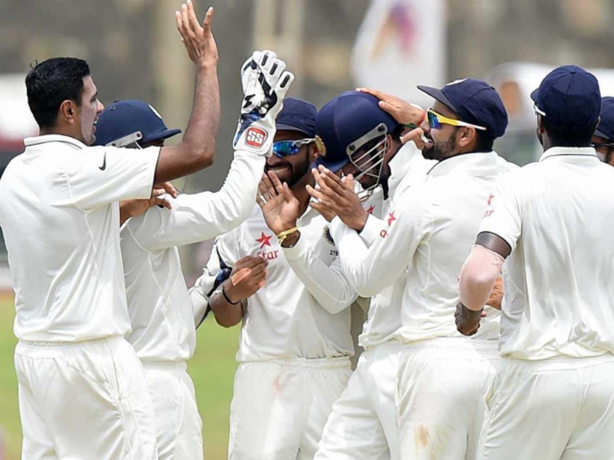 Team India close in on firstTest win