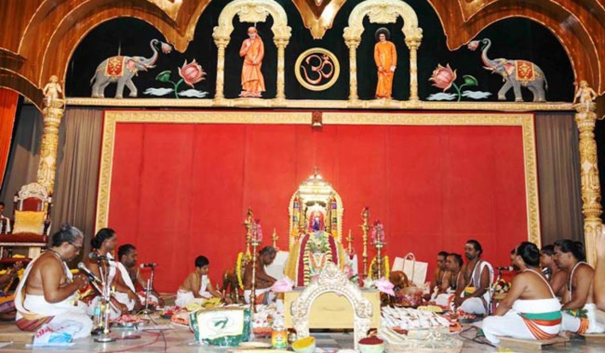Photos: Vishu, Tamil New Year celebrations at Prashanthi Nilayam​