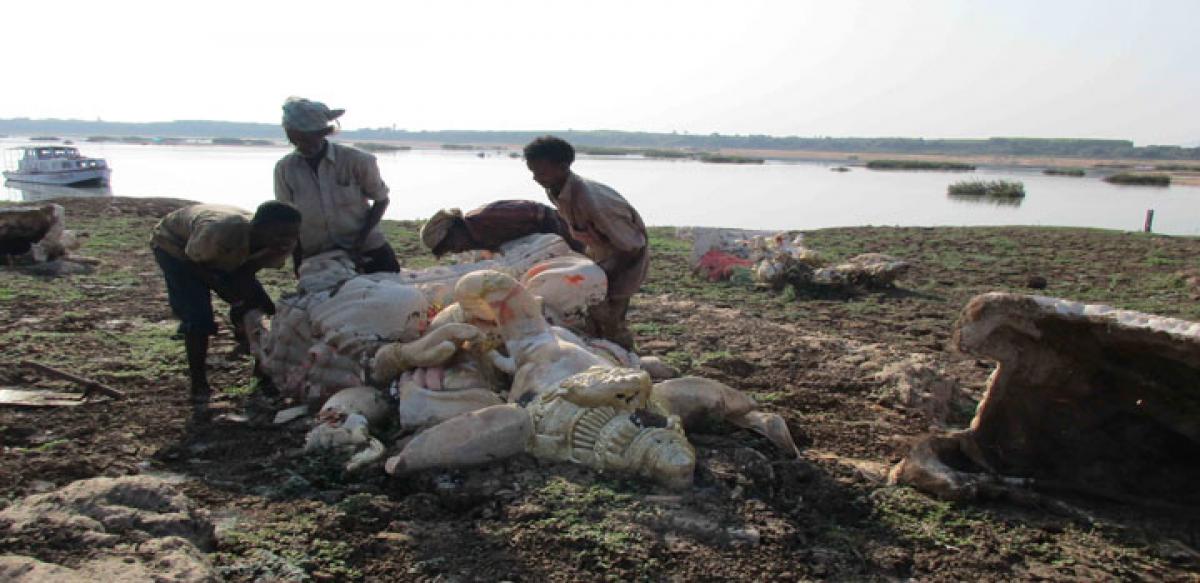 Ganesh idols buried this time