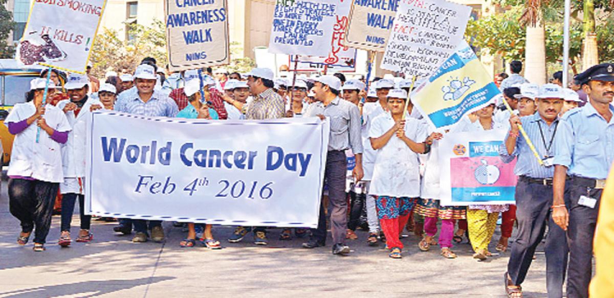 Hyderabad doctors renew pledge to fight Cancer