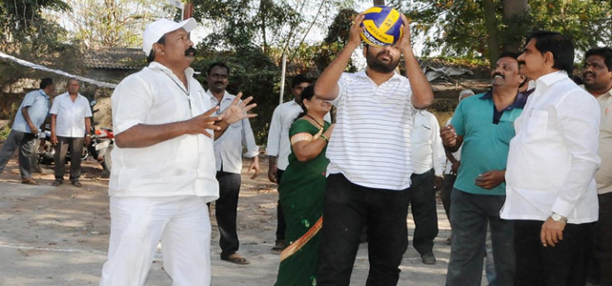 Minister Uma inaugurates employees sports, games