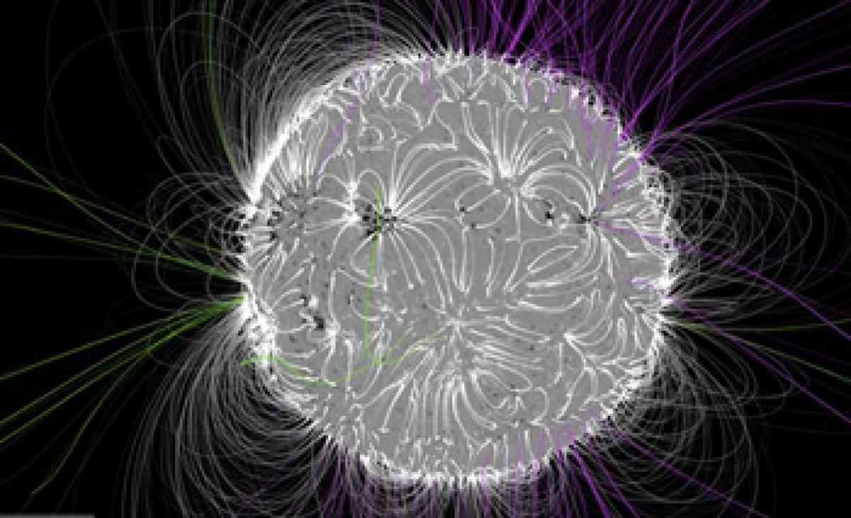 In a first, watch invisible magnetic Sun in action