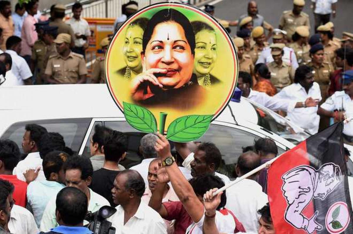 AIADMK lashes out at DMK for not accepting peoples verdict