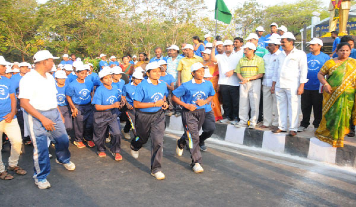 Municipal Corporation of Tirupati  organises 2K Run