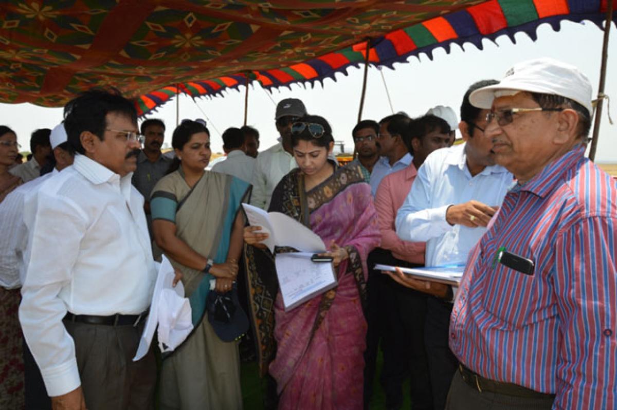 Addl Secretary Sabharwal inspects Mission Bhagiratha works