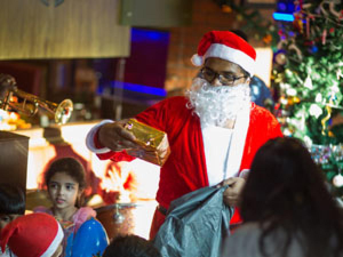 Santa’s playhouse at Chili’s