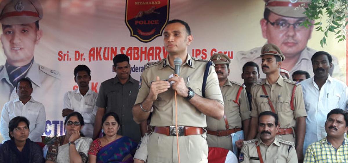 DIG Akun Sabharwal launches Rapid Cops initiative in Nizamabad