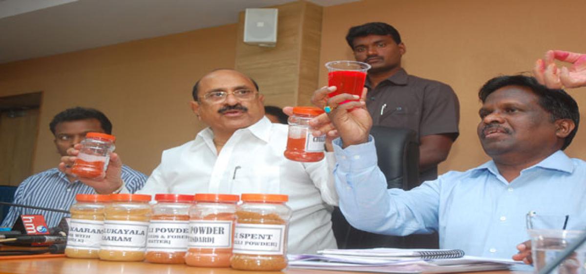 Govt declares war against spurious chilli powder