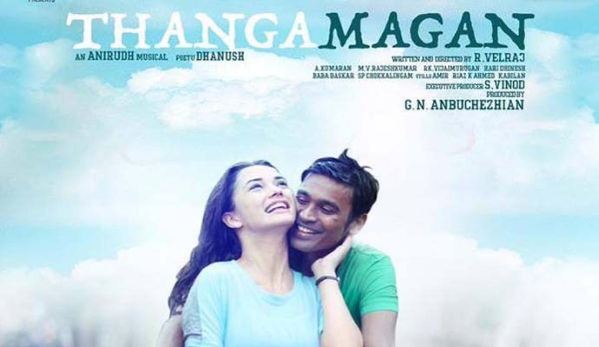 Dhanushs Thanga Magan first Day Box Office Collections