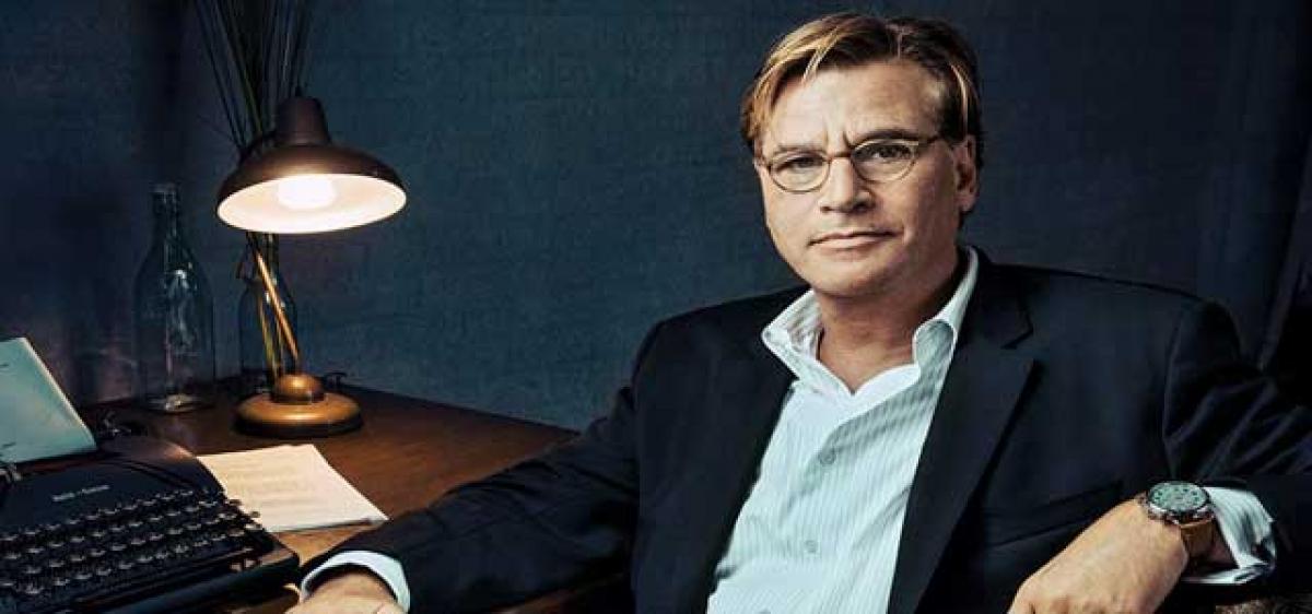 Aaron Sorkin believes in writing alone