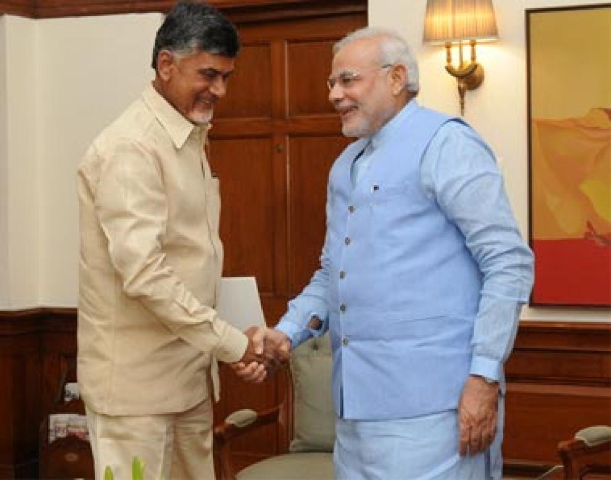 Chandrababu Naidu Meets PM Modi on Andhras special status demand 