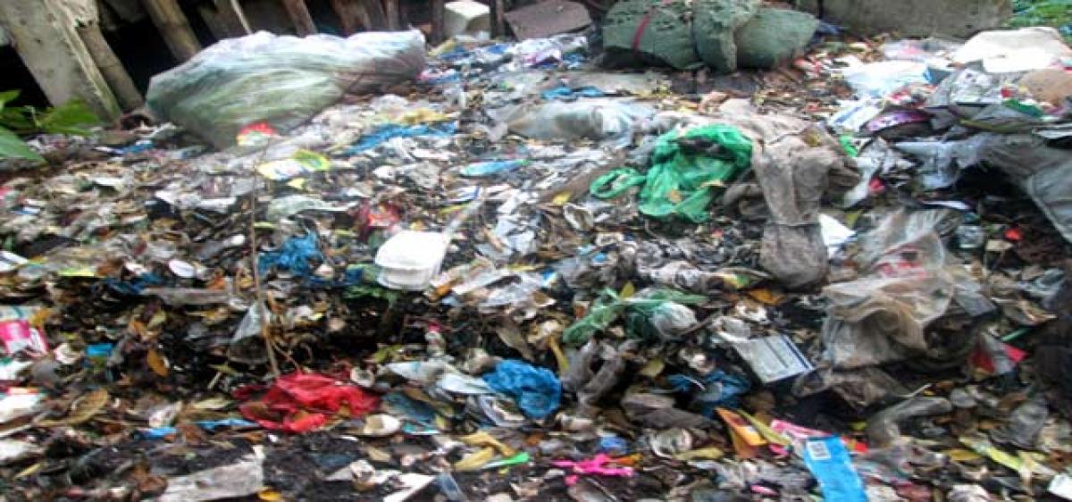 Garbage dumps dotting Mancherial town