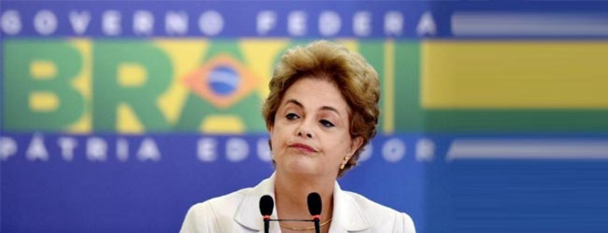 Brazil under a coup: Rousseffs party