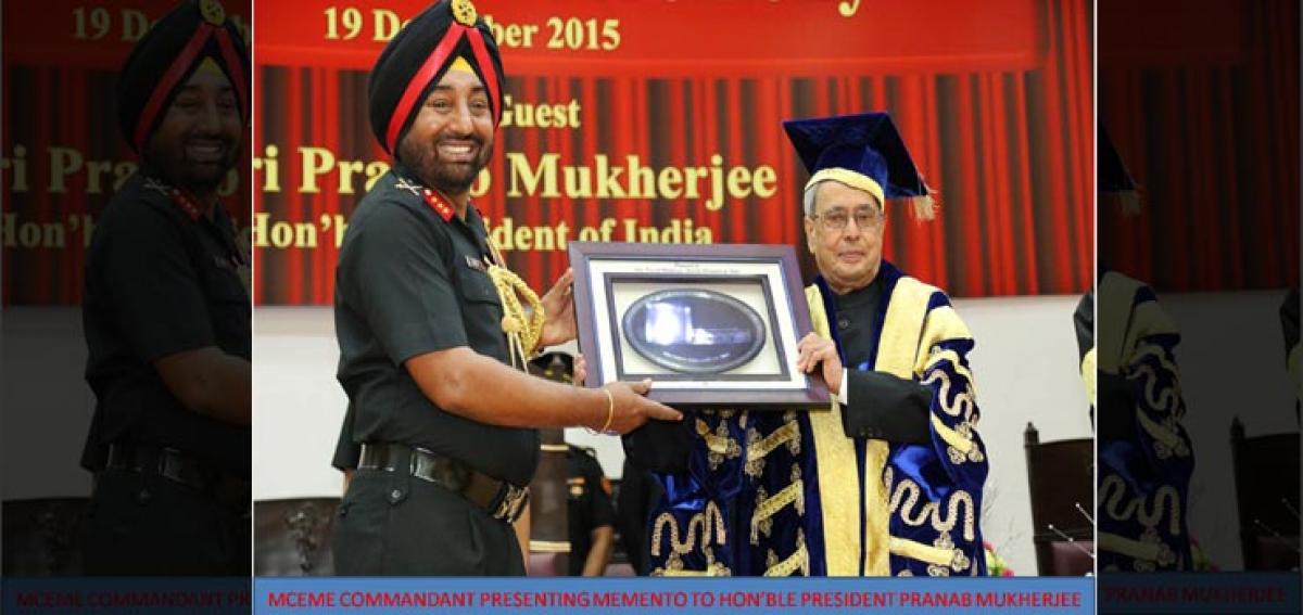 Photos: Convocation Ceremony at MCEME on 19 Dec 2015